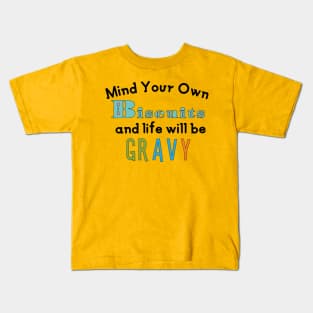 Biscuits and Gravy Kids T-Shirt